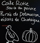 Poulette menu