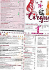 Le Cirque menu
