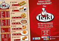 Chez Telki menu