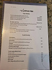 The Copper Pan menu