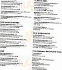 The Sanctuary Pub menu