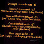 The Loaded Toad menu