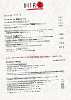 Hiro Japanisches menu