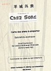 Chez Song menu