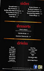 Mark Iii Lounge menu