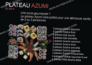 Azumi Sushi menu
