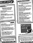 Port City Java menu