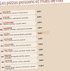 Pizza Wilyo menu