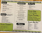 Southern Scoops menu
