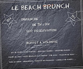 Beach Ile De Ré menu