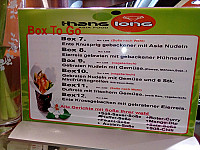 Thang Long Asia Imbiss menu