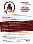 Brodee Dogs menu