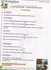 Auberge de Booneghem menu