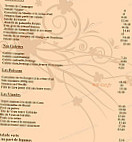 A La Grillade menu