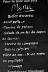 Le P'Tit Berland menu