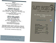 Sweet Beans Coffee Cafe menu