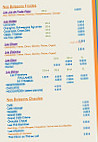 Cote Terrasse menu