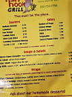 Fishhook Grill menu
