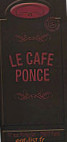 Le Cafe Ponce menu