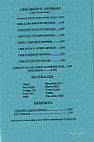 Charolais Steakhouse menu