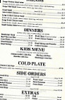 North 29 Grill menu
