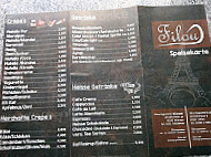 Bistro Filou menu