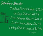 Carolina Grill Seafood & Steaks menu