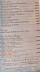Auberge du Lac La Fregate menu