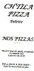 Ch'tila Pizza menu