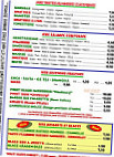 Pizza Express menu