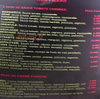 La Pizza D'Orelie 1 menu