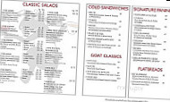 The Belted Go menu