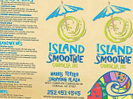Island Smoothie menu