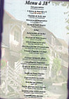 Auberge Du Clos Normand menu