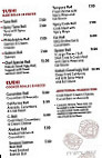 Kabuki Japanese Seafood Steakhouse menu