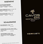 Cavos By Zachos menu