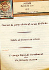 Restaurant l' Hotel des bains a Charavines menu