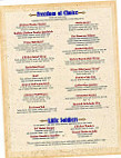 The Yankee Rebel Tavern menu