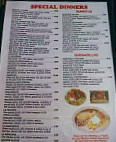 La Fogata Mexican menu