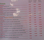 Pizzeria La Fousseretoise menu