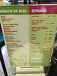Cilantro menu