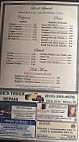 P J Pizza menu