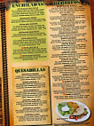 El Cerro Grande menu