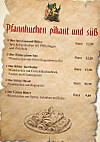 Zum Alten Ritter menu