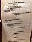 Captain's Table menu