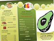 Guacamole Latin Grill menu