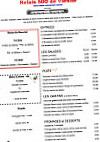 Le Du Relais 500 menu