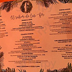 Las Fernandez menu