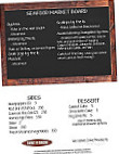 Surf N Brew Oyster menu