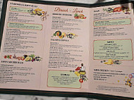 Beach Bums Cafe menu